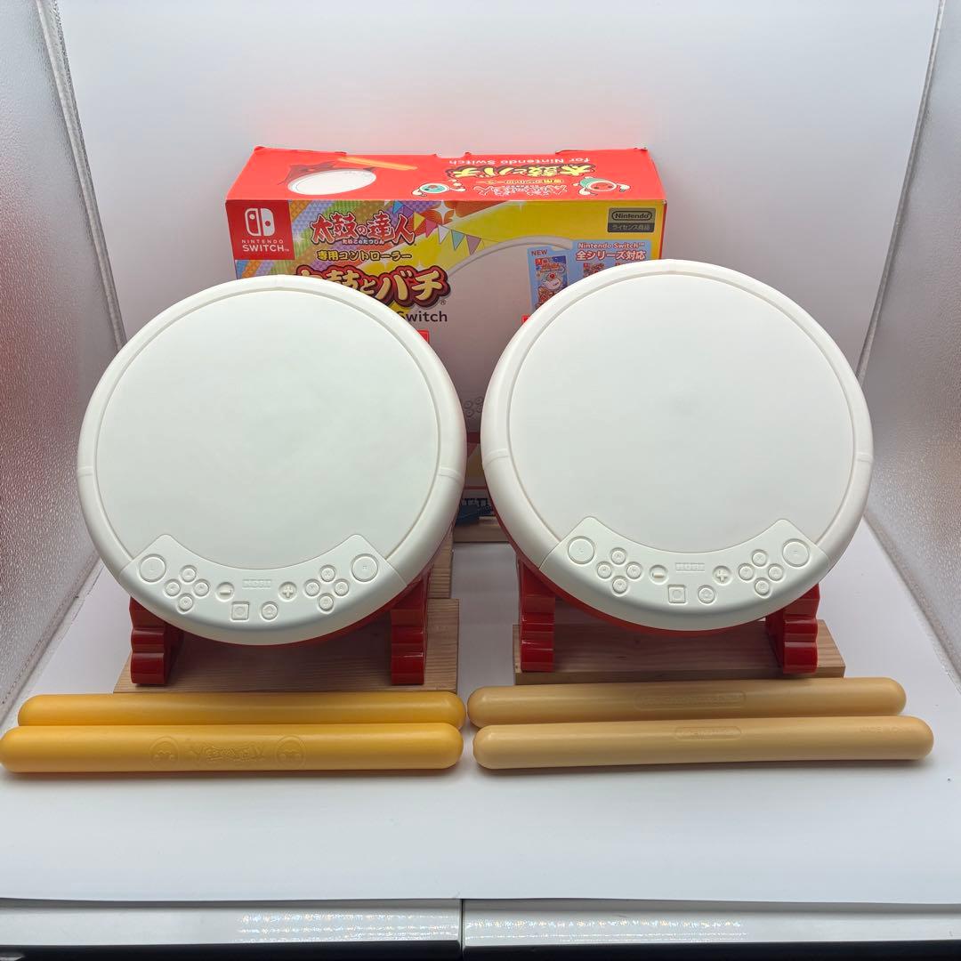 太鼓の達人 太鼓とバチ Nintendo Switch専用コントローラー 2個