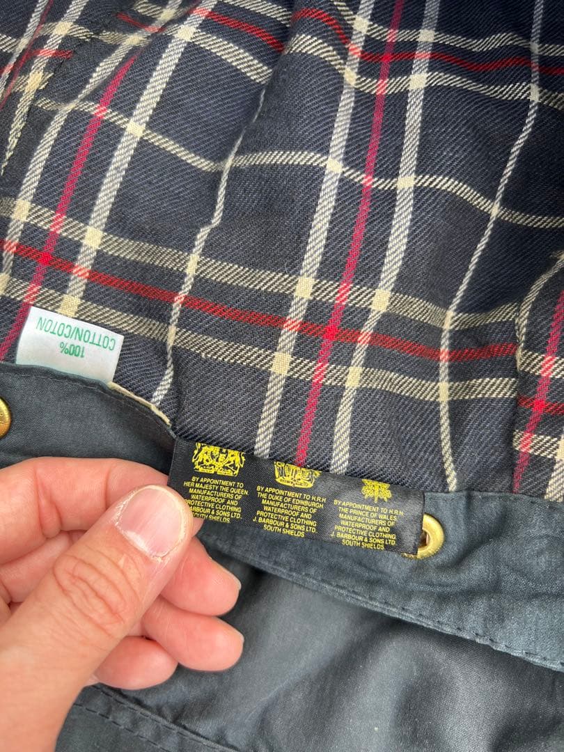 80s BARBOUR BEDALEバブアービデイル 4フラップc46フード付き