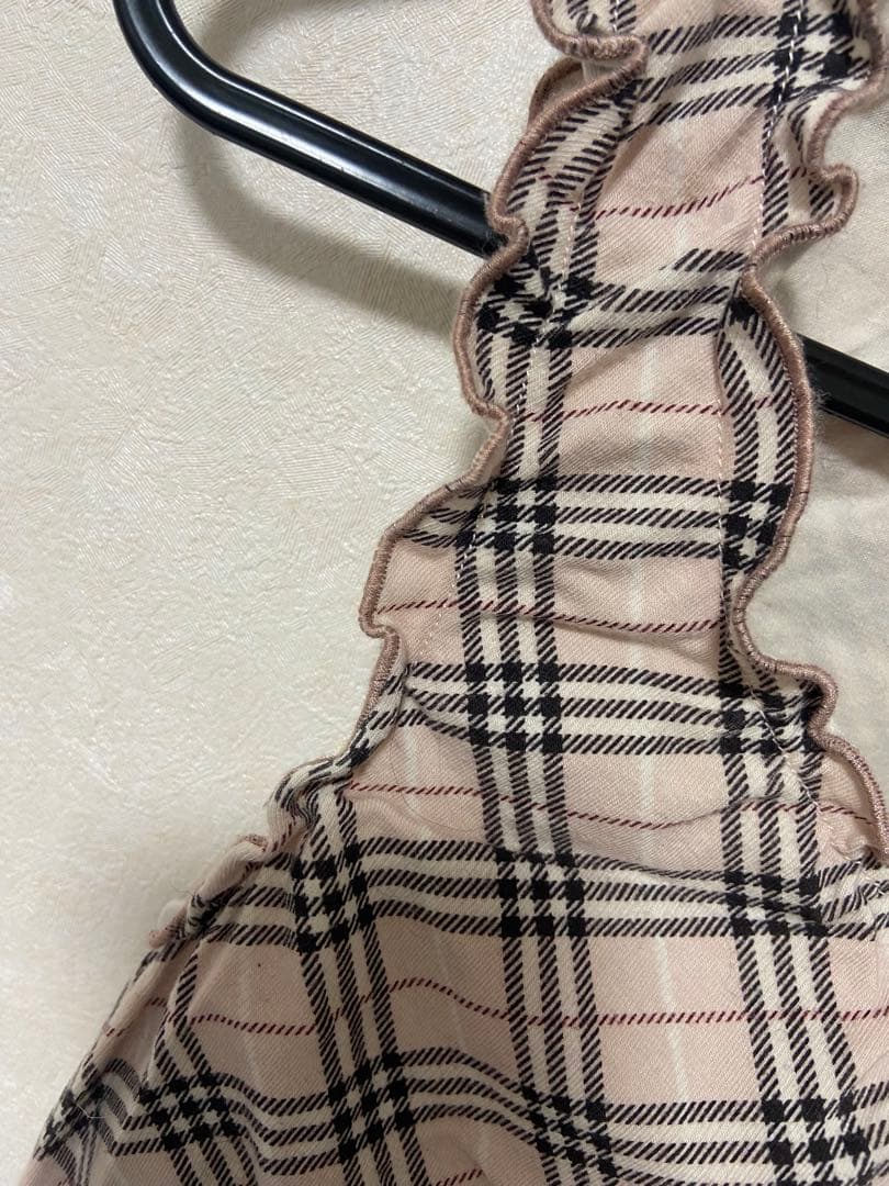 美品Burberry チェック柄タンクトップ 38