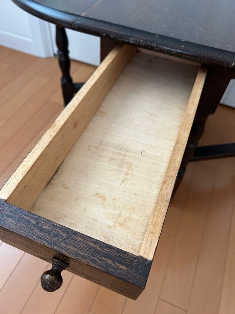 アンティーク　ドロップリーフテーブル