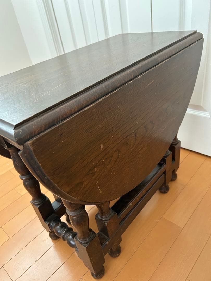 アンティーク　ドロップリーフテーブル