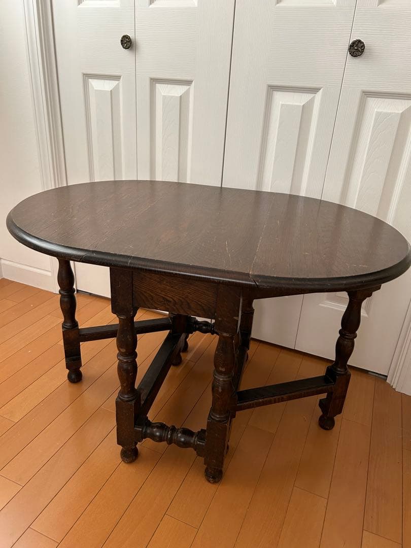 アンティーク　ドロップリーフテーブル