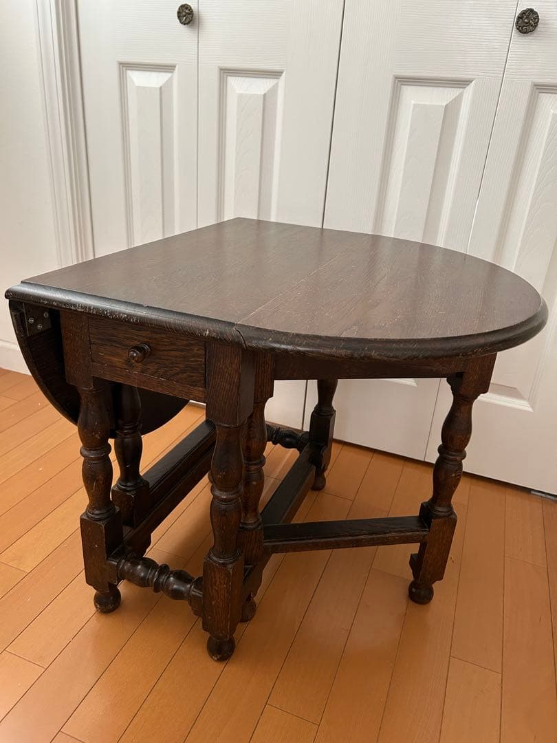 アンティーク　ドロップリーフテーブル
