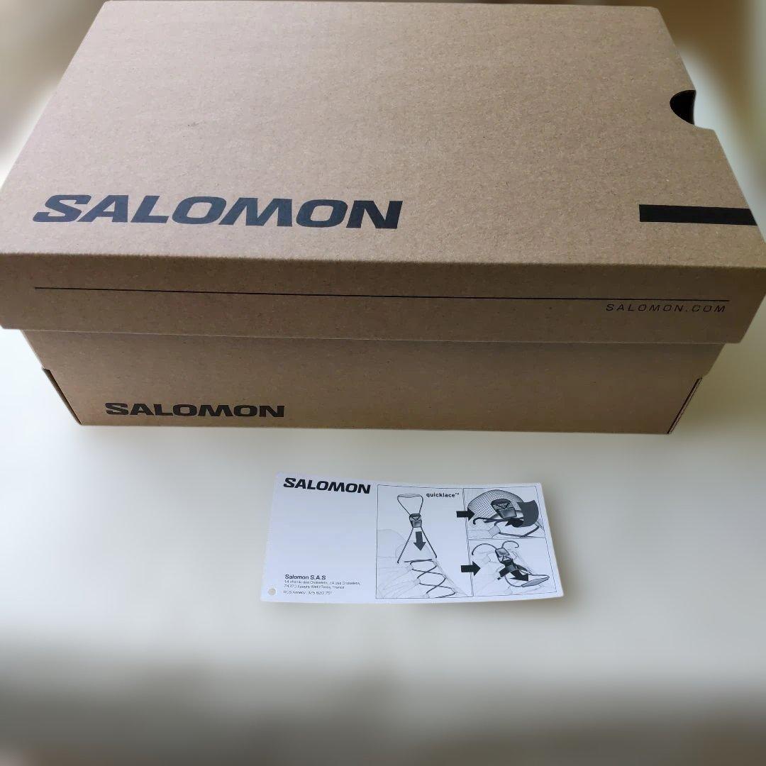SALOMON.ブラックスニーカー