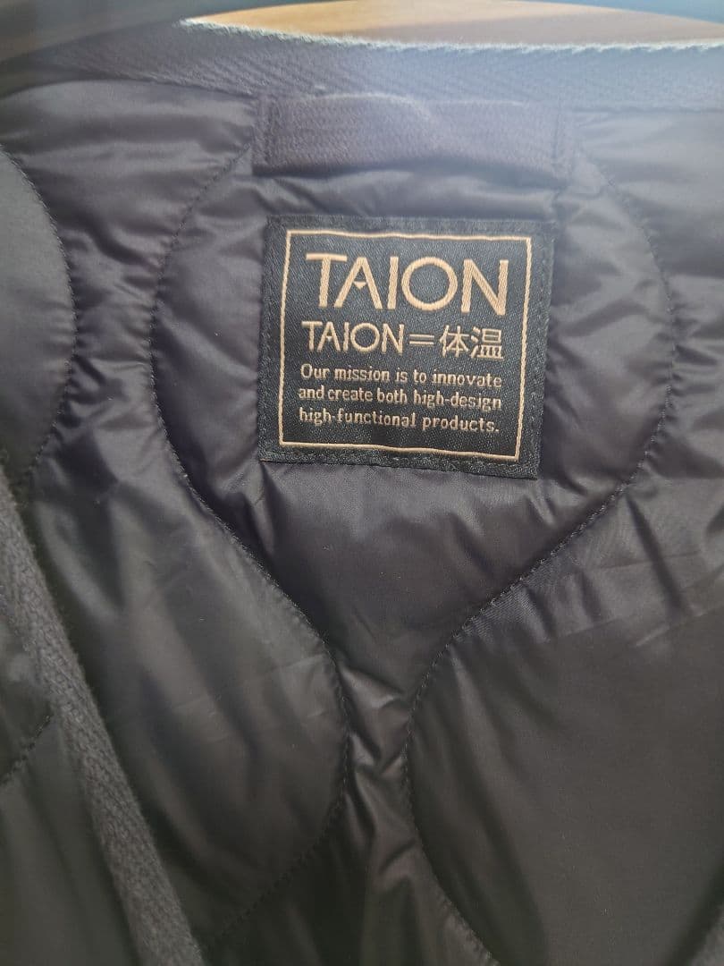 【美品】FRAMeWORK×TAION タイオン 別注フードビブス付きブルゾン