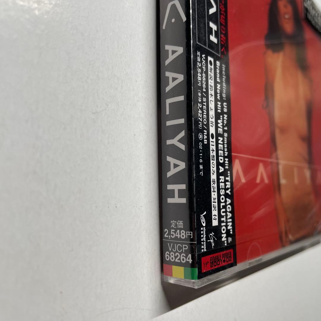 新品 Aaliyah / CD 国内初盤 帯付 / 追悼ハイプステッカー付