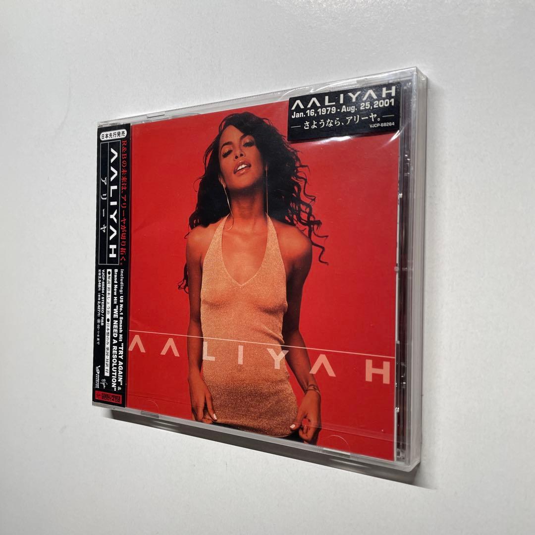 新品 Aaliyah / CD 国内初盤 帯付 / 追悼ハイプステッカー付