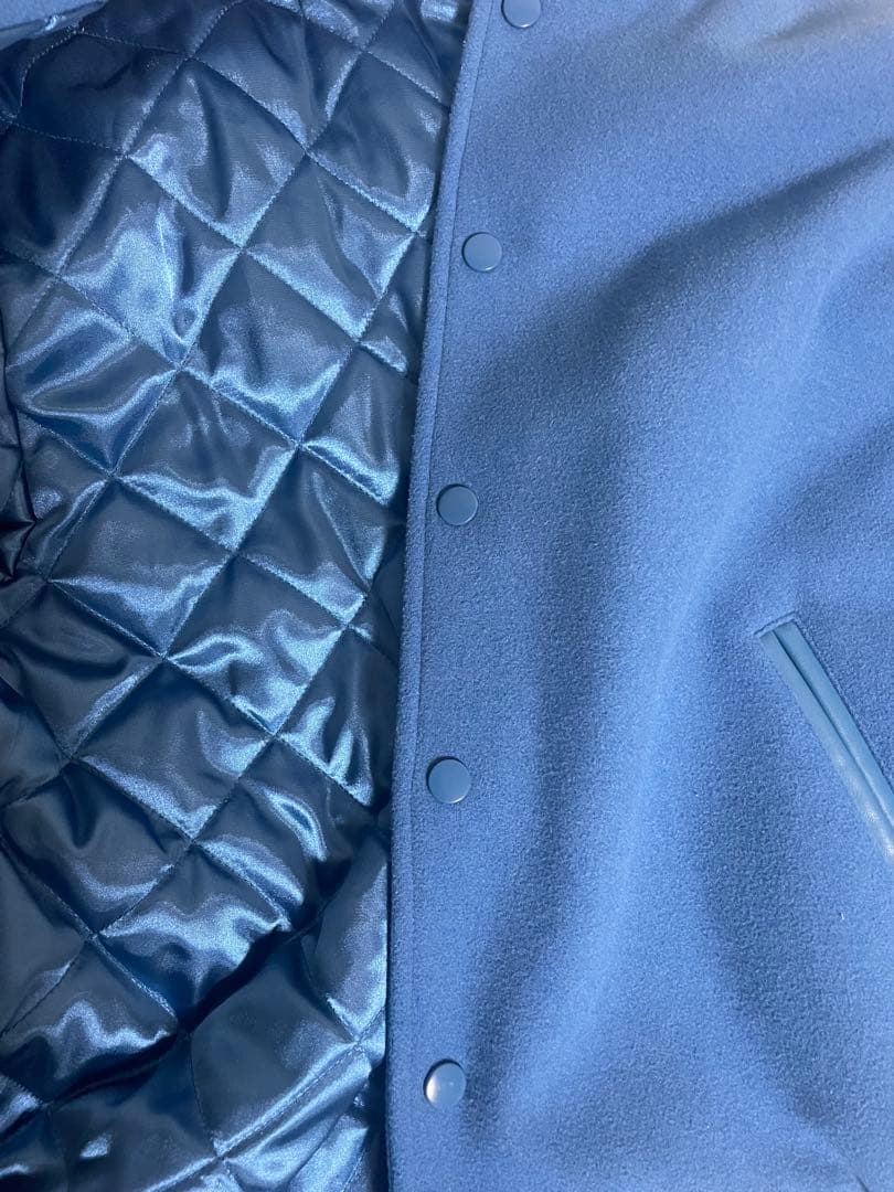 た*あ様 レア　stussy スタジャン Lサイズ 青