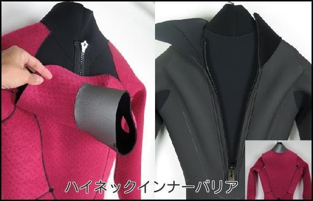 3ｍｍセミドライ/バックジップ【エアフレイム仕様】サイズ選べます　ウェットスーツ