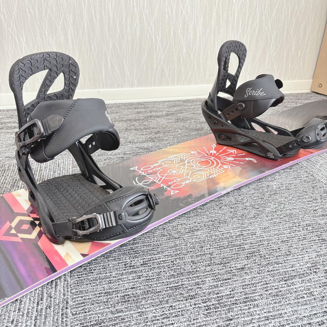 16超豪華❗️サロモン/バートンレディース スノーボードセット★142cm+ビン付