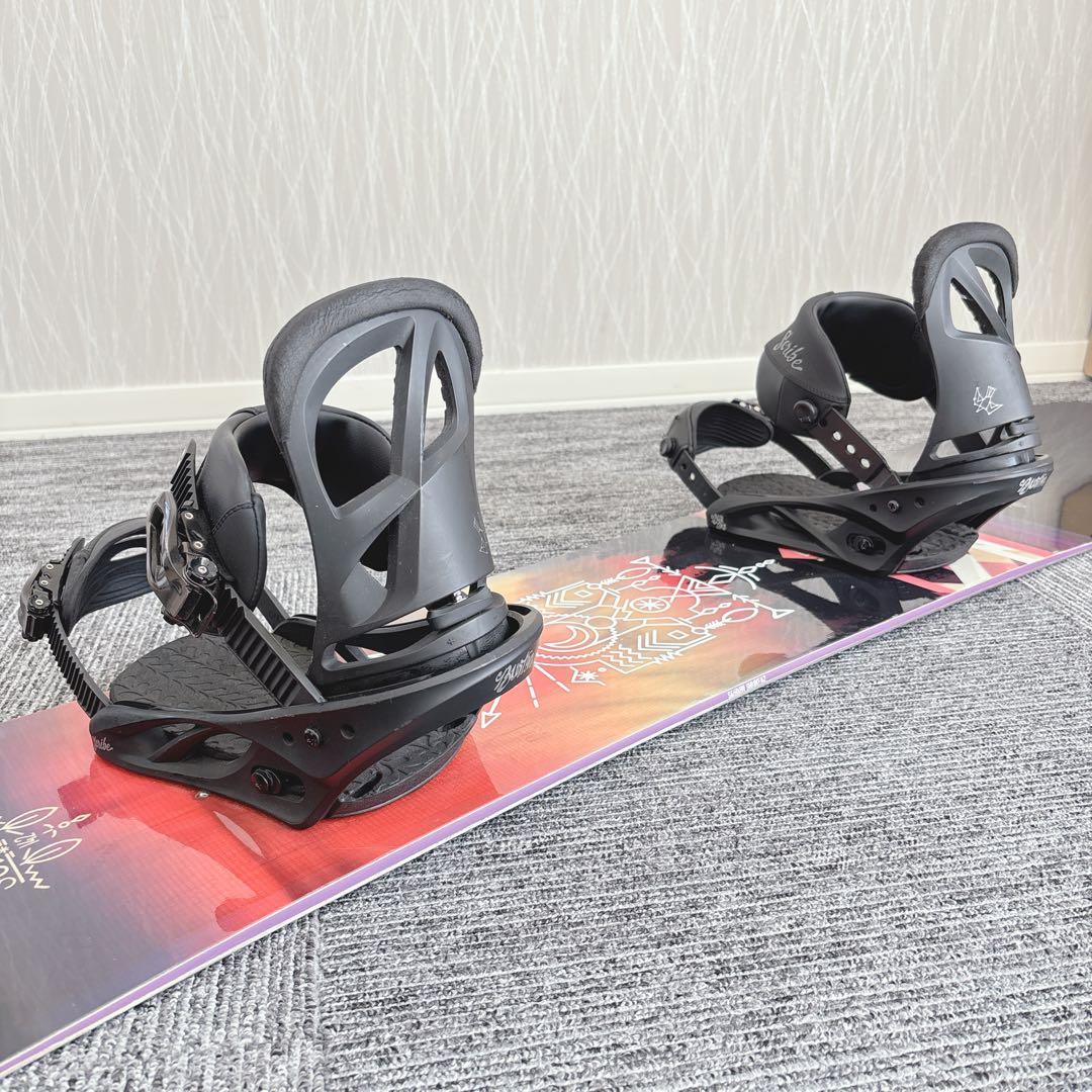 16超豪華❗️サロモン/バートンレディース スノーボードセット★142cm+ビン付