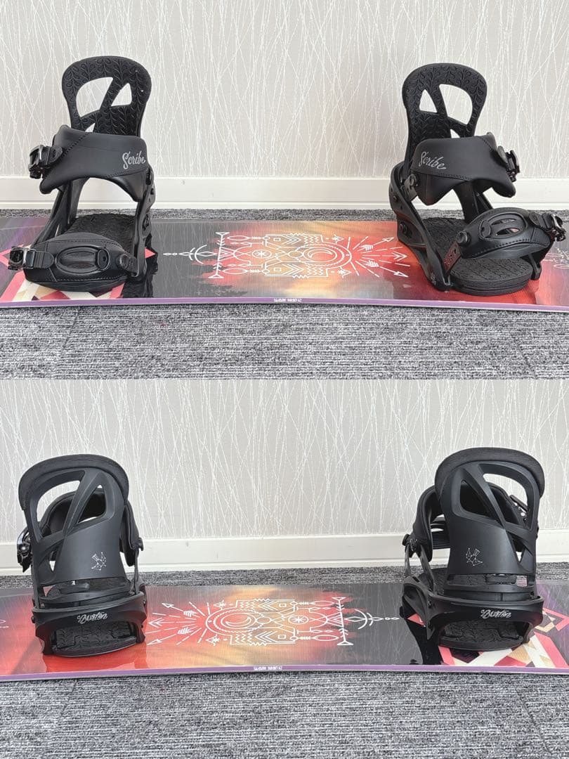 16超豪華❗️サロモン/バートンレディース スノーボードセット★142cm+ビン付