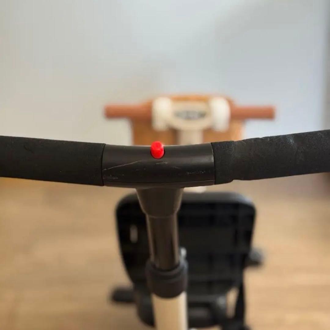 BTM 三輪車 ホワイト バスケット付き