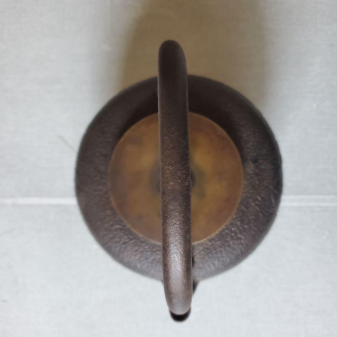 龍文堂　丸型時代物　鉄瓶