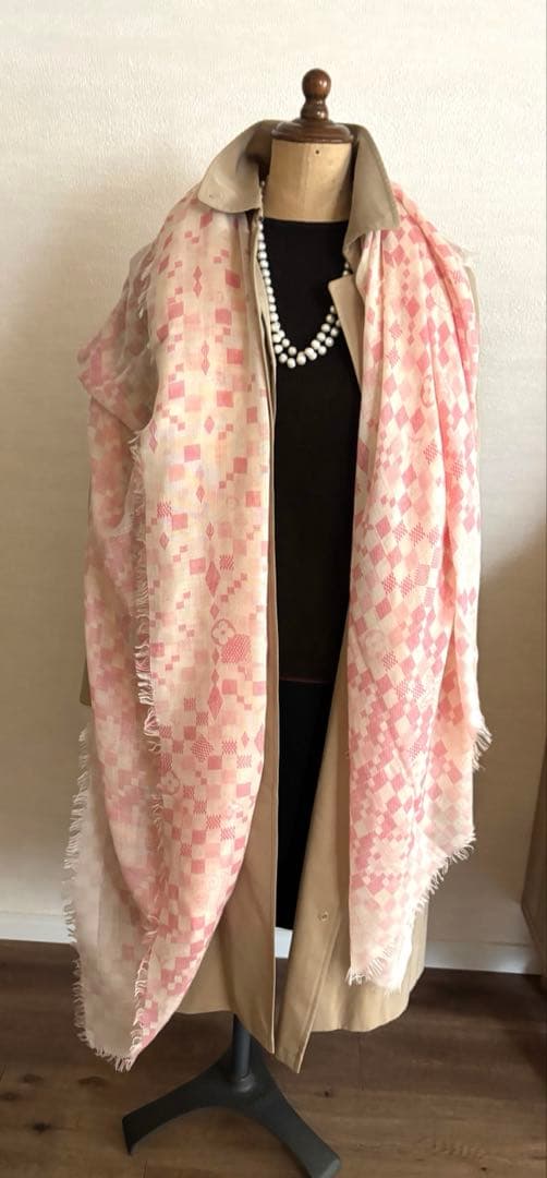 LOUIS VUITTON ルイヴィトン　ストール　ピンク　カシミア