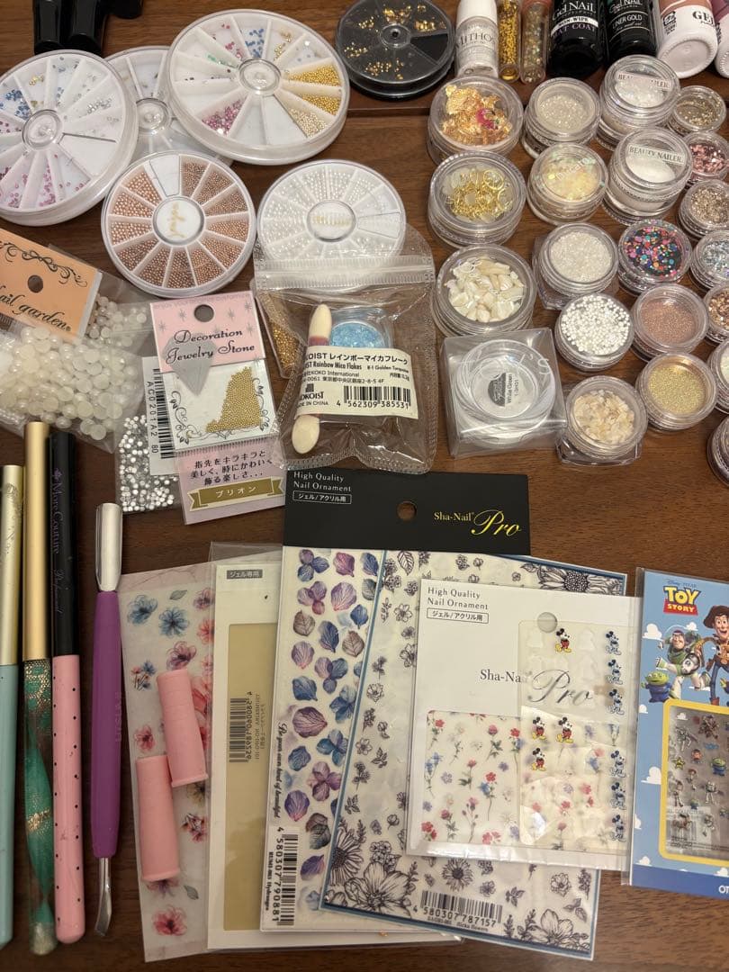 ジェル ネイル用品 まとめ売り ネイルアート ラメ リーフジェル プティール