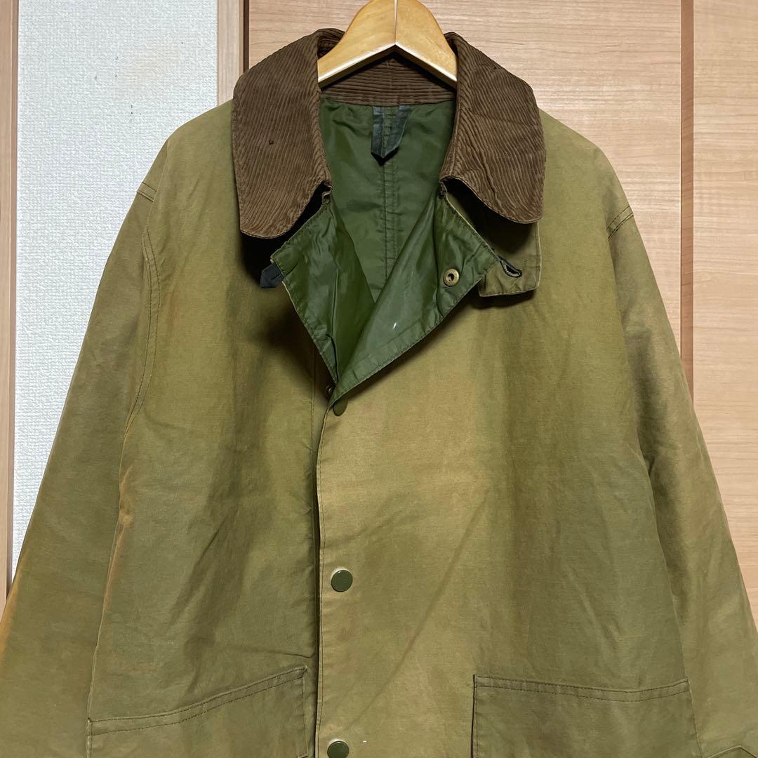 1ワラントリメイク品【barbour】3/4 短丈リサイズヴィンテージジャケット