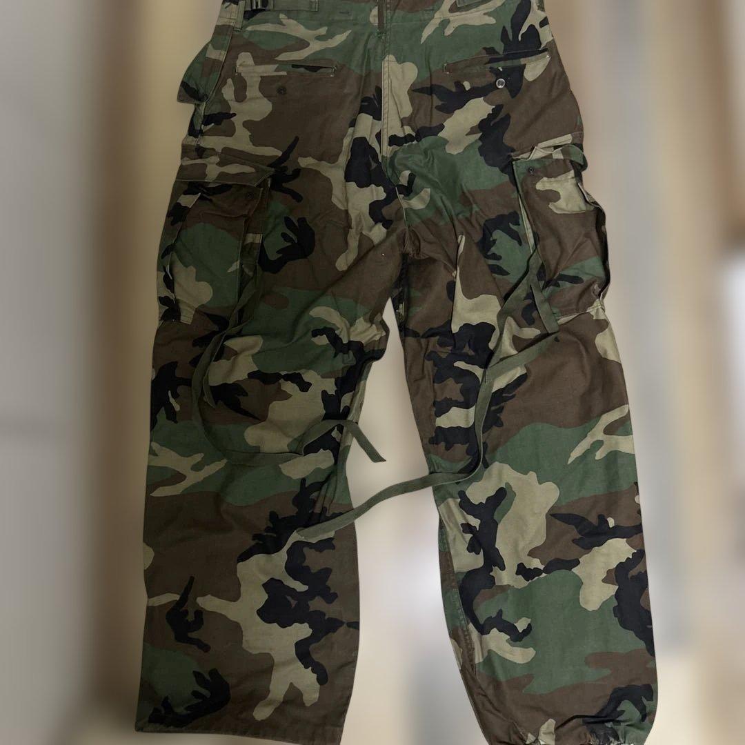 迷彩カーゴパンツ 多ポケット 90s アメリカ軍