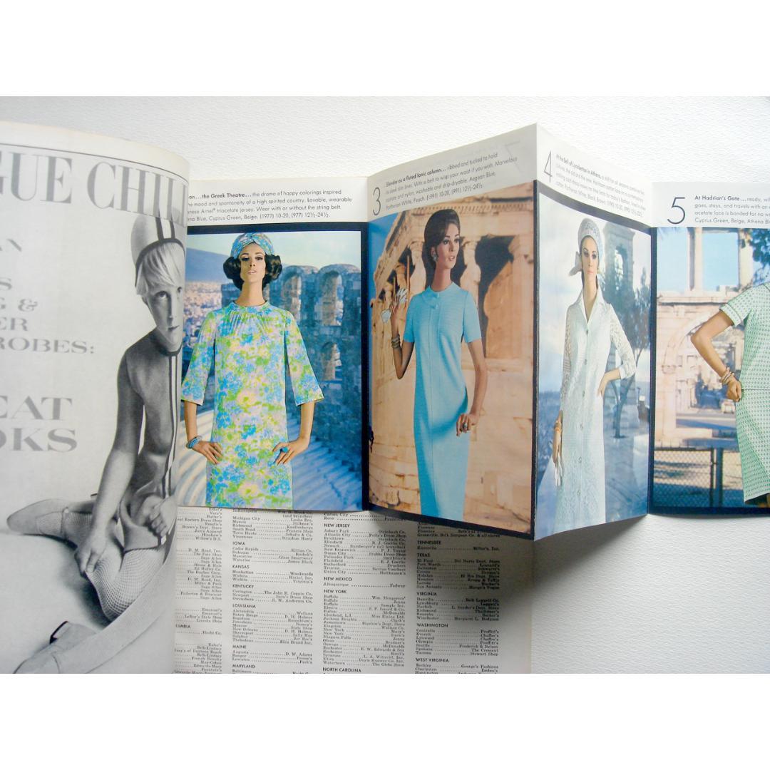 女性情報誌 Vogue Magazine April 15 1967 Twiggy