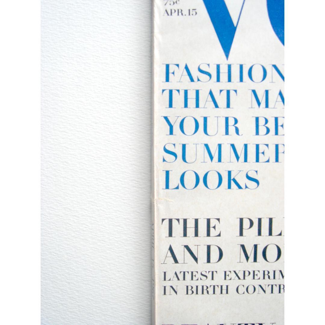 女性情報誌 Vogue Magazine April 15 1967 Twiggy