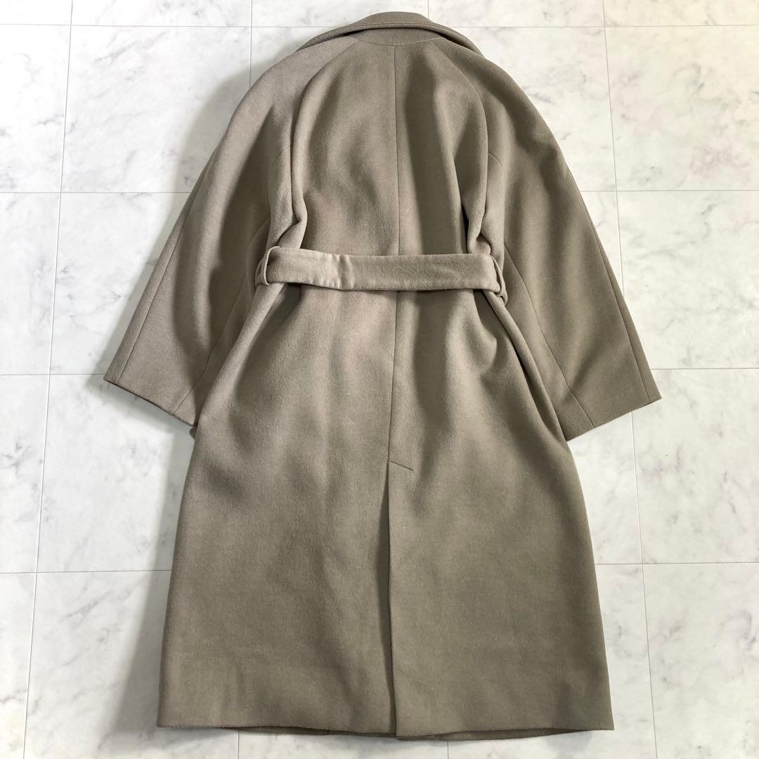 IENA 21AW ウールベルテッドコート モカ