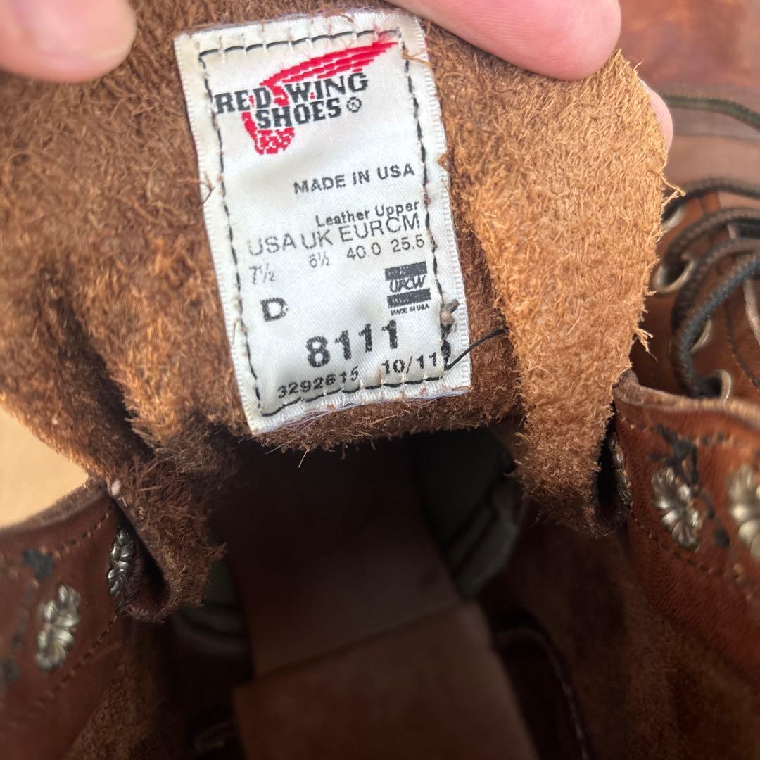 レッドウイング　アイアンレンジャー　8111 7 1/2