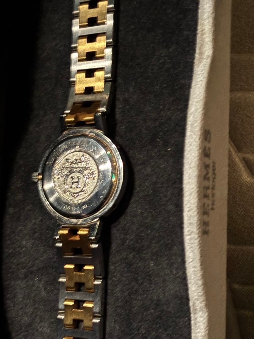 HERMES エルメス　クリッパー　レディース　時計　電池交換済み　美品