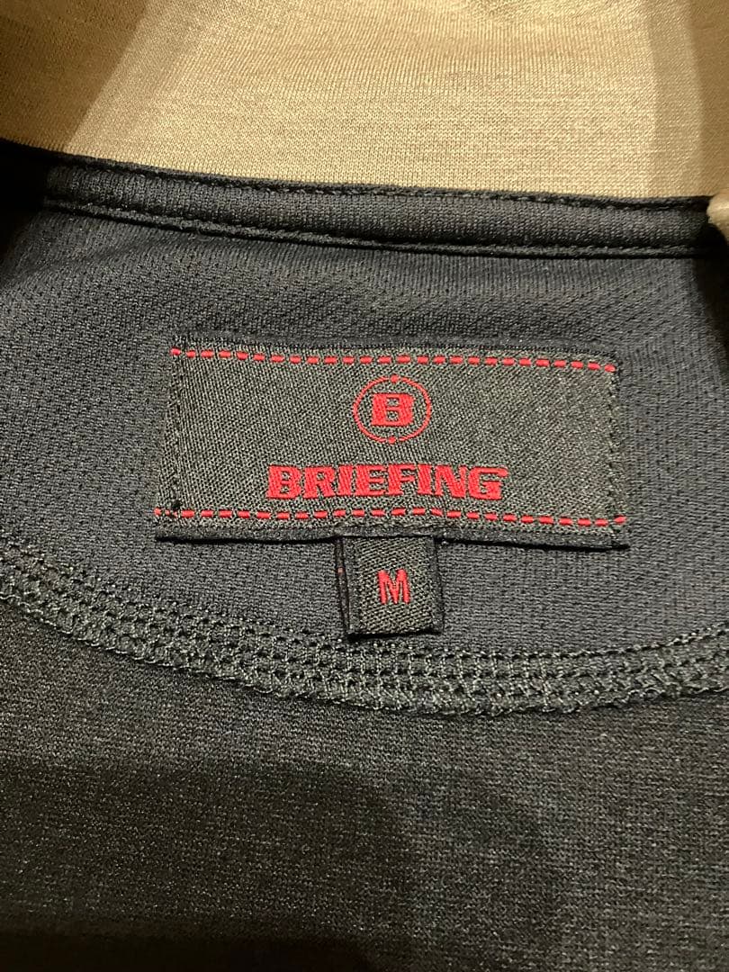 BRIEFING ベージュ ジップアップジャケット、ボトムスセットアップ　M