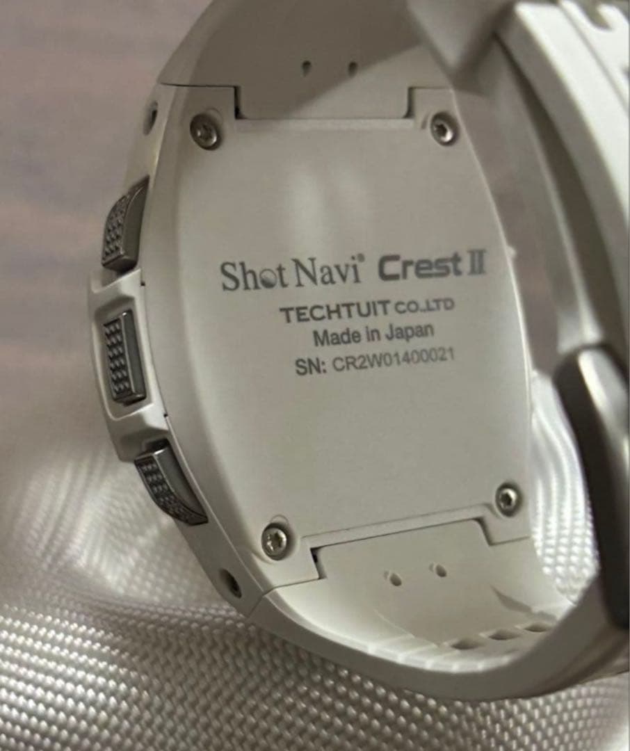 ショットナビ　クレストⅡ GPSゴルフナビ　距離計　ホワイト