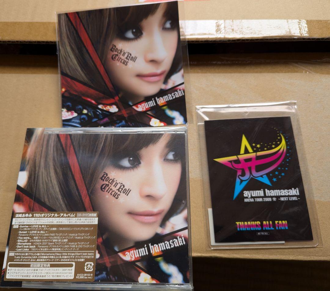 浜崎あゆみ　DVD　ＣD ポスターセット