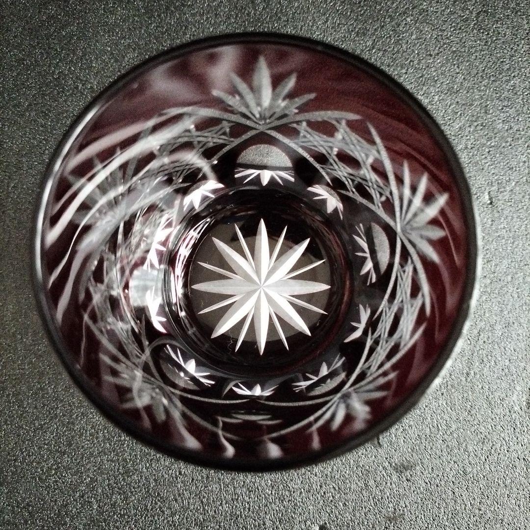 青森伝統工芸品　津軽びいどろ置物と 江戸切子グラス　お値下げ