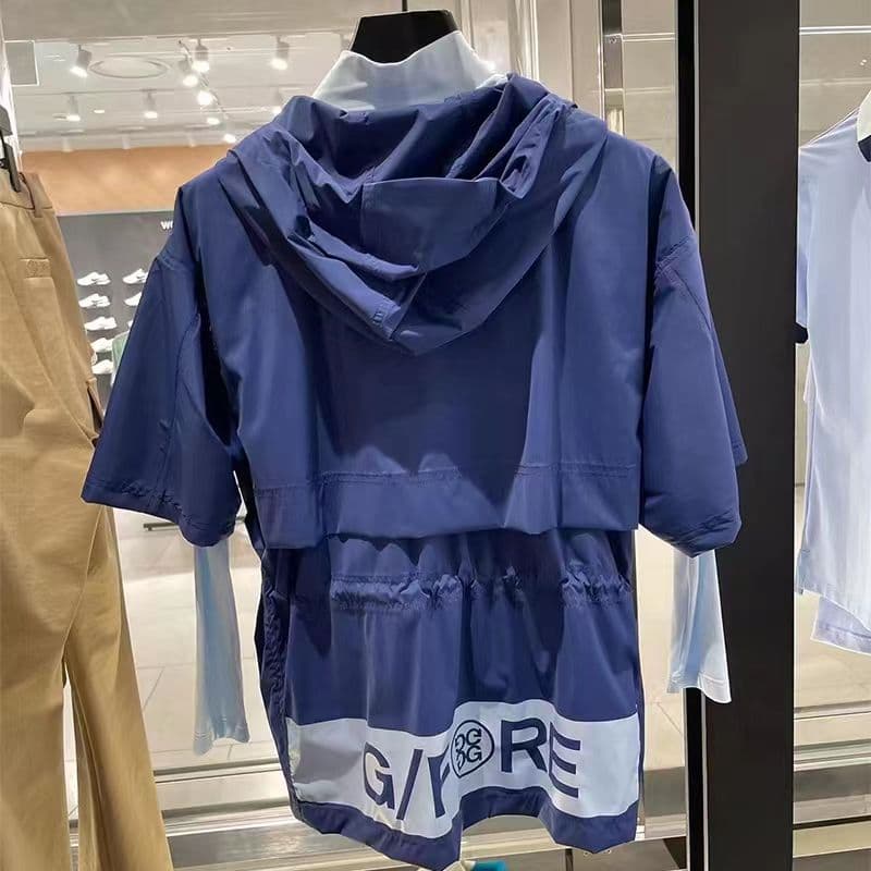 ジーフォア ゴルフ レディース 五分袖  ウィンドブレーカー 春夏新作