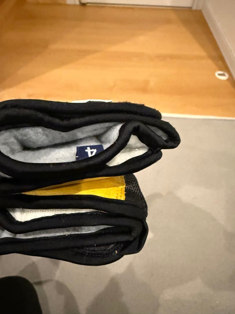 Hestra スキーグローブ イエロー/ホワイト サイズ4