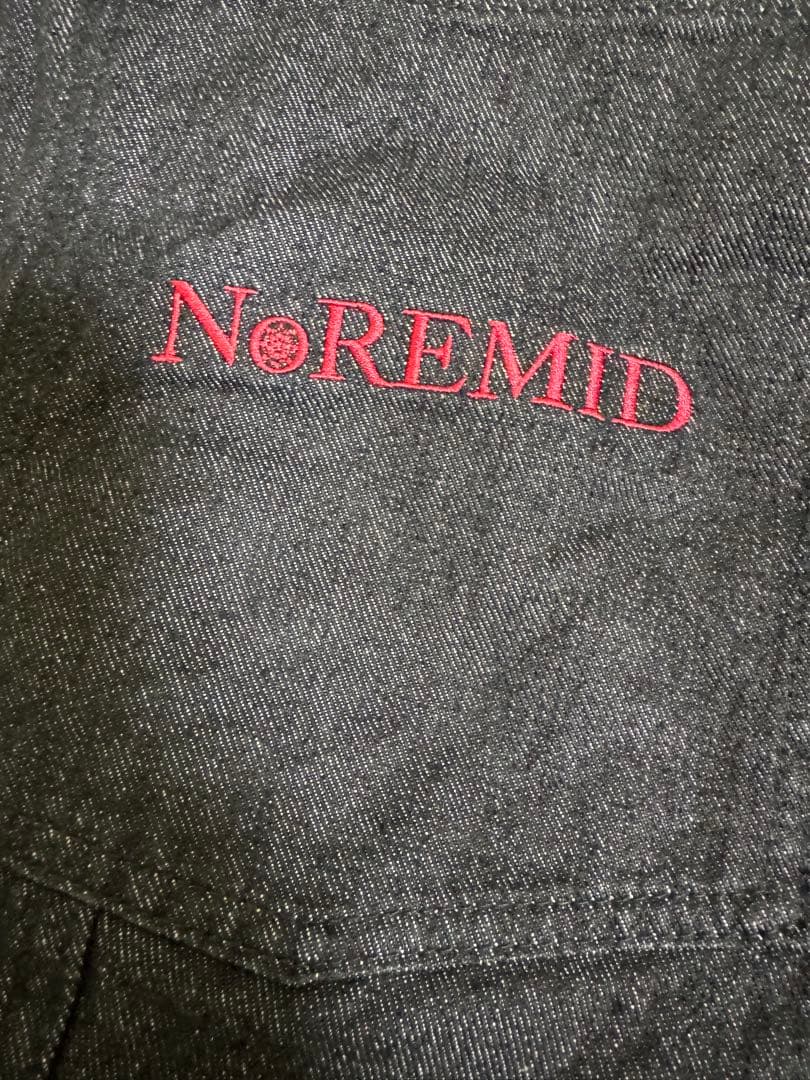 NOREMID 赤刺繍デニム