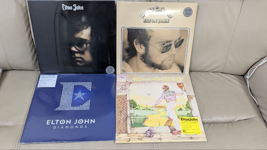 Elton John レコード 4枚セット　輸入盤