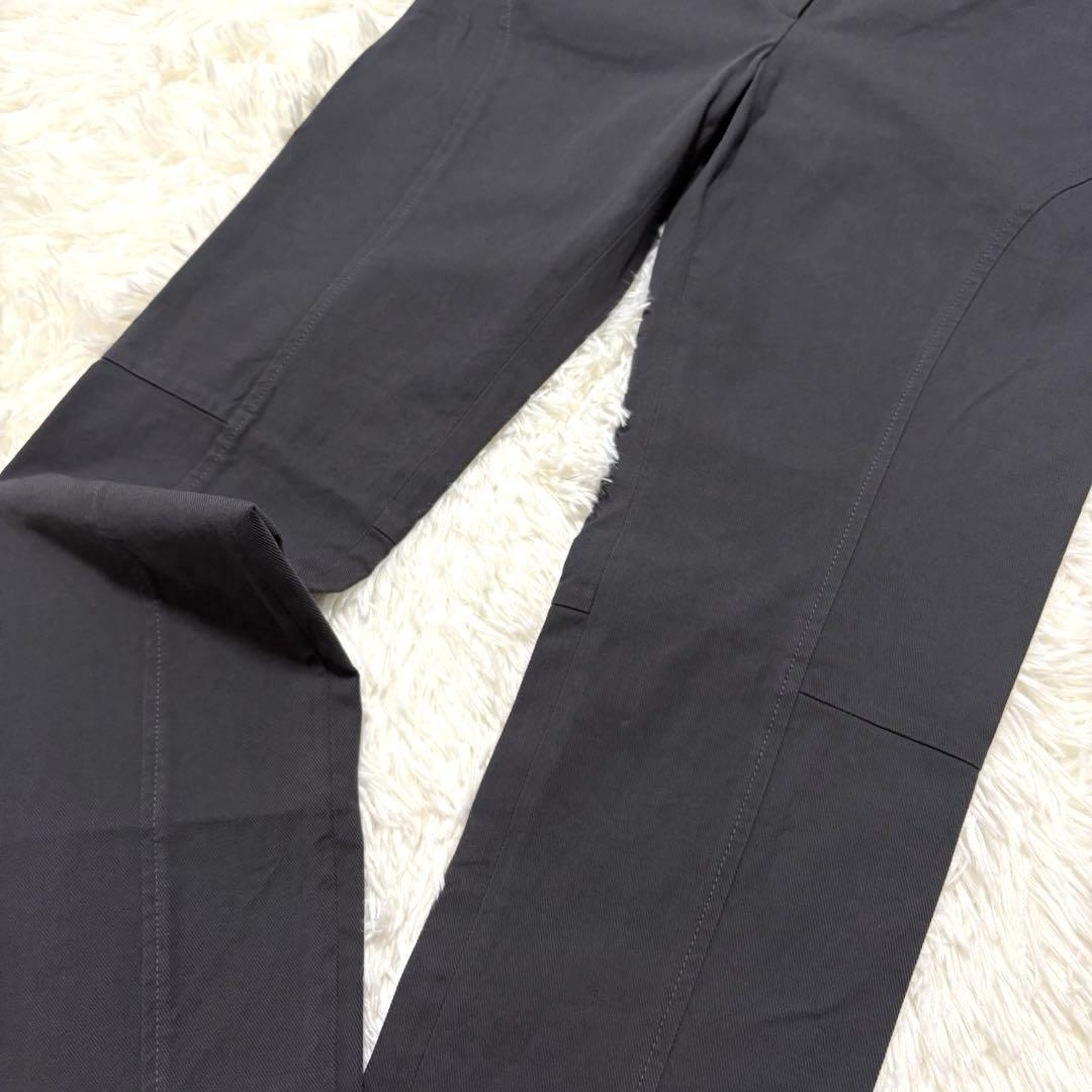 美品 ブルネロクチネリ ストレッチスリムパンツ 濃灰 42 L位 イタリア製