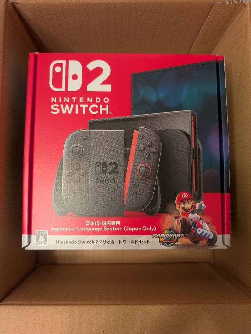 Switch2　本体　新品未開封　マリオカートセット　保証書付き　国内版
