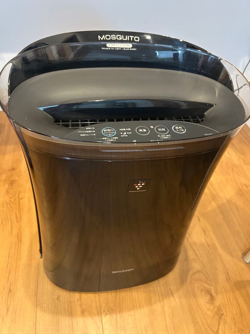 シャープ　空気清浄機　蚊取り機能付き　プラズマクラスター　ブラックFU-LK50