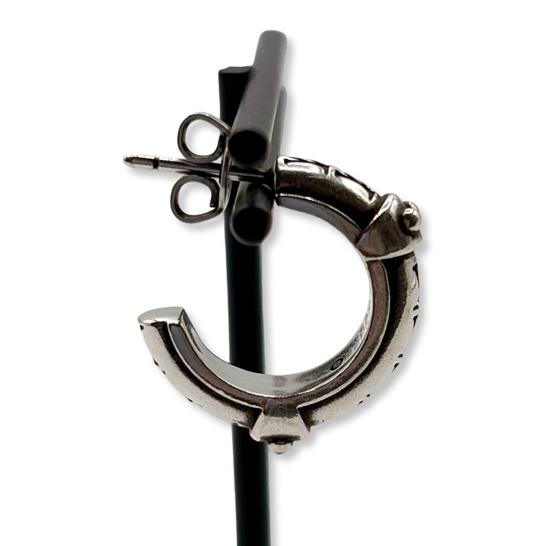 ルイヴィトン M03168 フープピアス LVロジン ピアス シルバー 片耳用