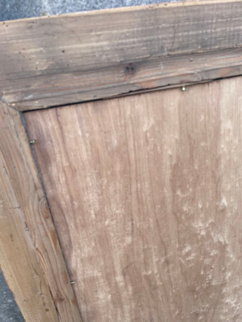 ビンテージ/古材/大型ミラー/ウォールミラー/壁掛けミラー/鏡/ミラー/店舗什器