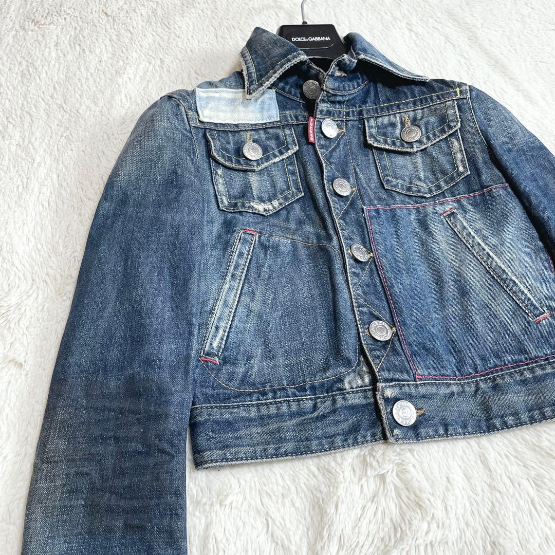 DSQUARED2 バックロゴ デニムジャケット Gジャン ディースクエアード