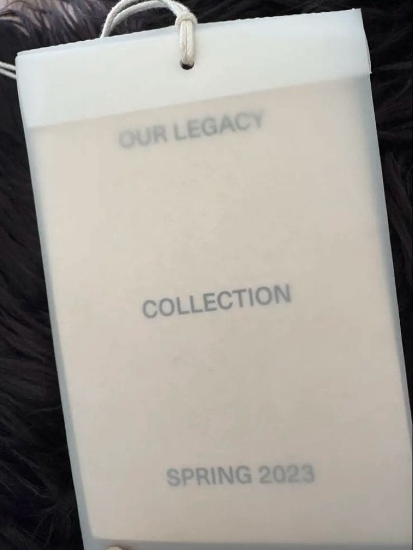 OUR LEGACY floss scarf ファーマフラー