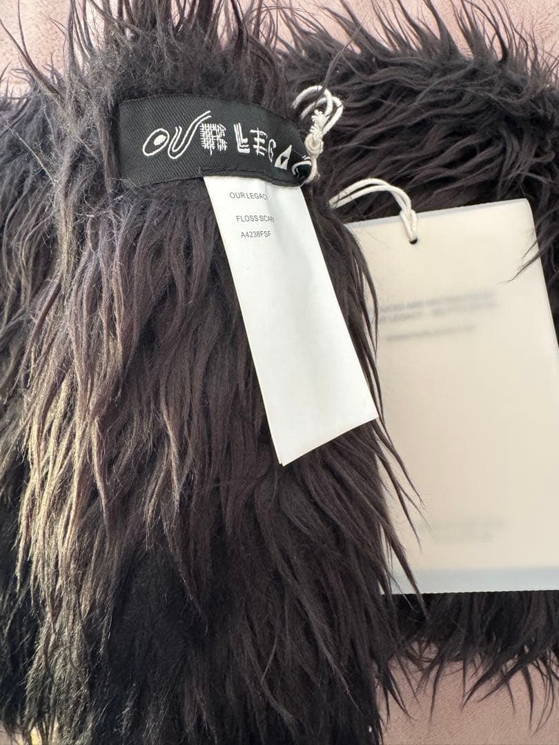 OUR LEGACY floss scarf ファーマフラー