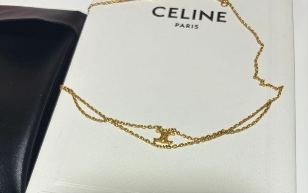 セリーヌ トリオンフ サスペンダー ネックレス