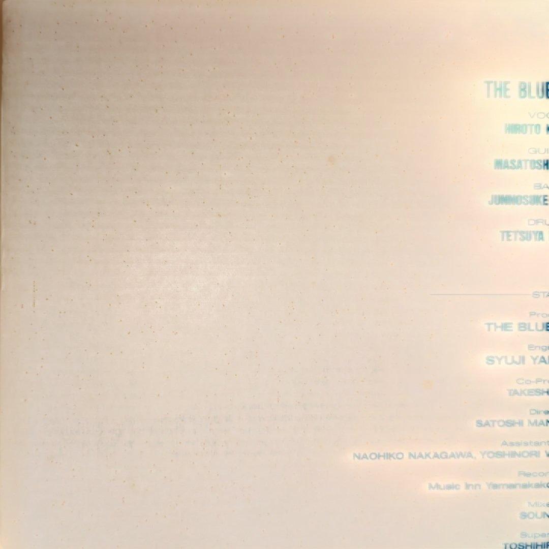 THE　BLUE　HEARTS　ザ・ブルーハーツ　LP 人にやさしく　ハンマー