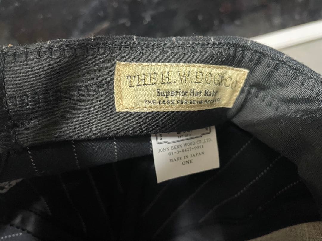 THE H.W.DOG&CO. STRIPE BB CAP※新品・未使用・タグ付
