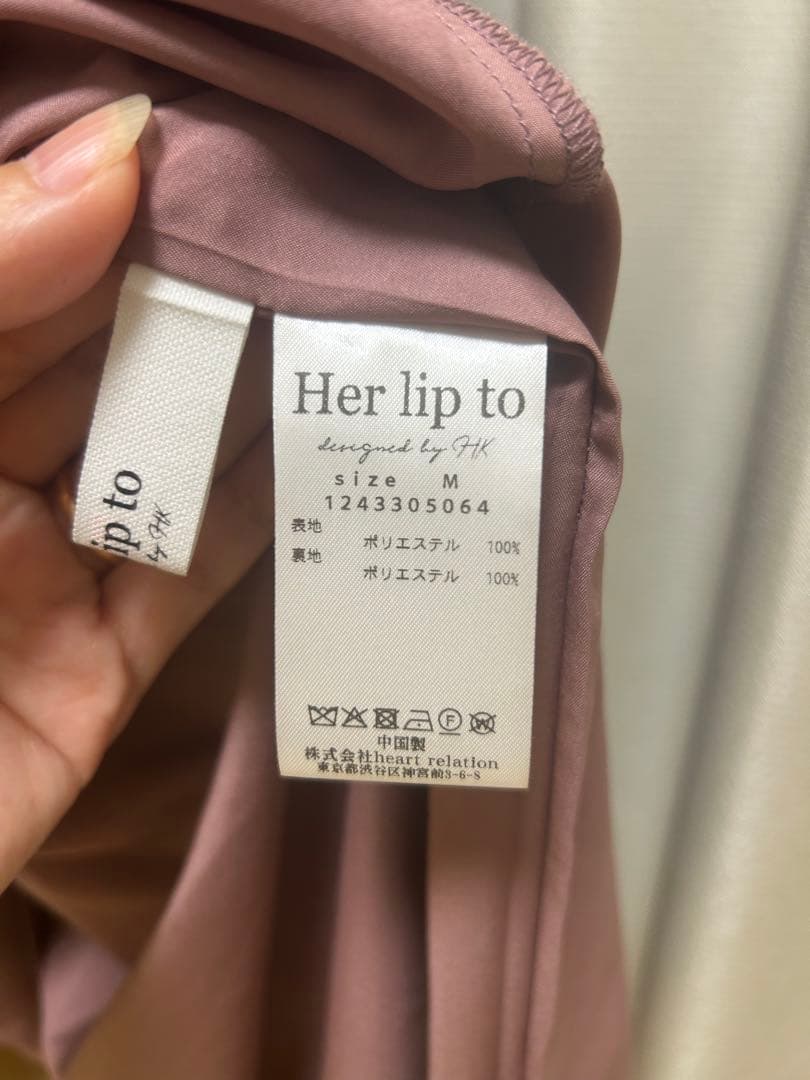 k様　Majolica Pleated Chiffon Long Dress