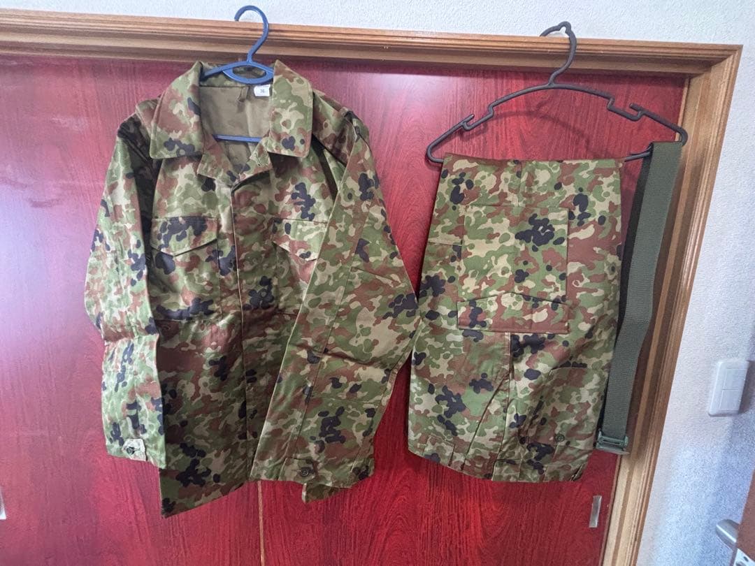 ノンアイロン　迷彩服　3B ベルトあり