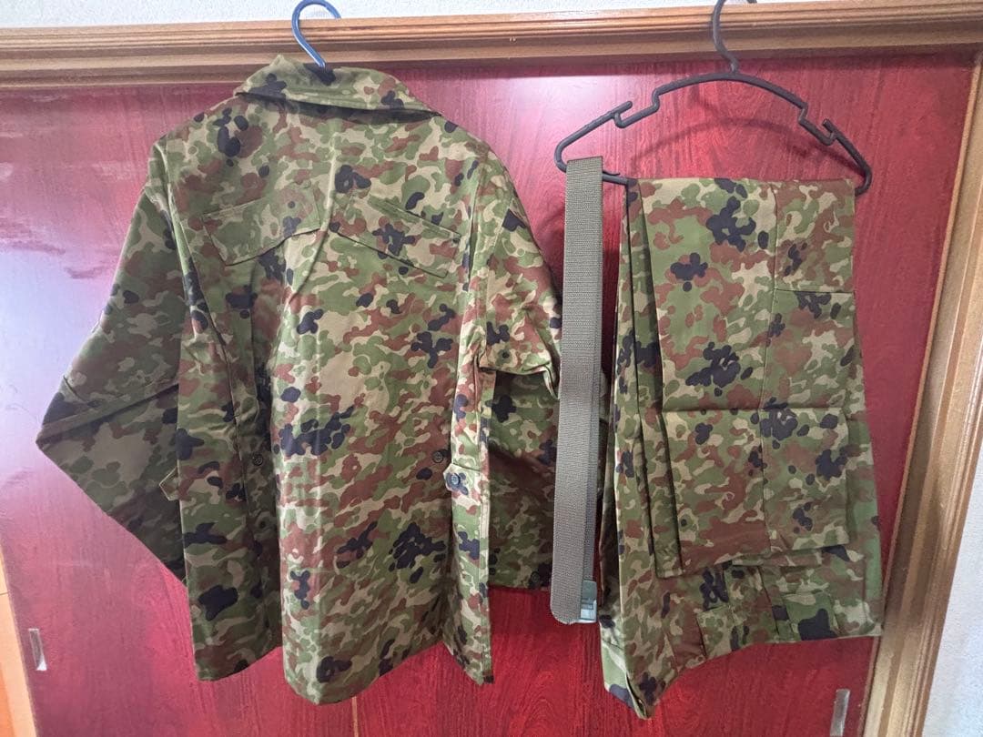 ノンアイロン　迷彩服　3B ベルトあり