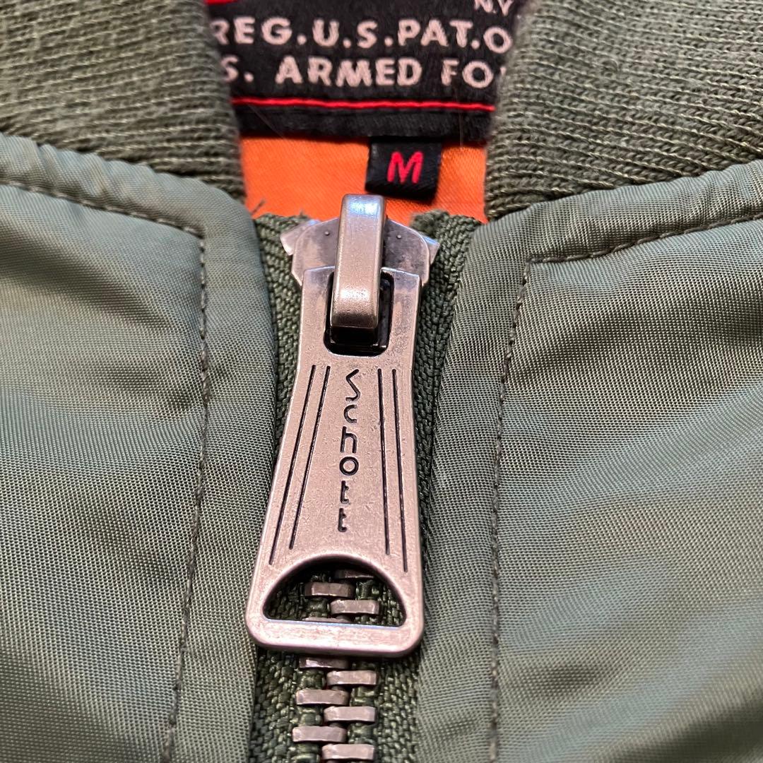 R*a様 Schott ショット MA-1 フライト ジャケット カーキ